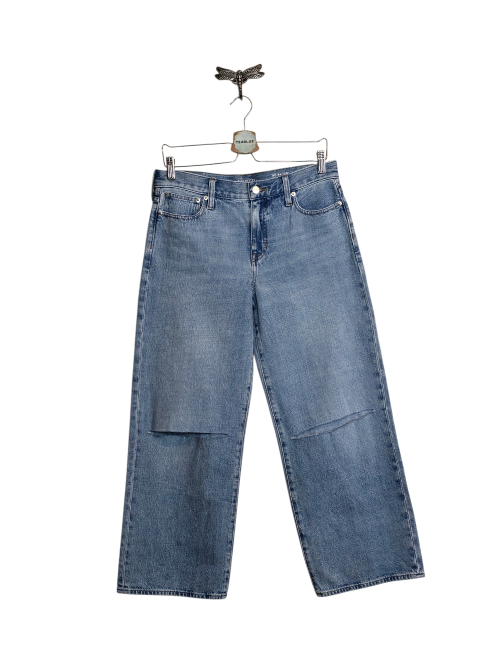 J.Crew '84 Low Rise Wide Leg Jeans Size 27P In Synniva 27 P - Picture 2 of 13